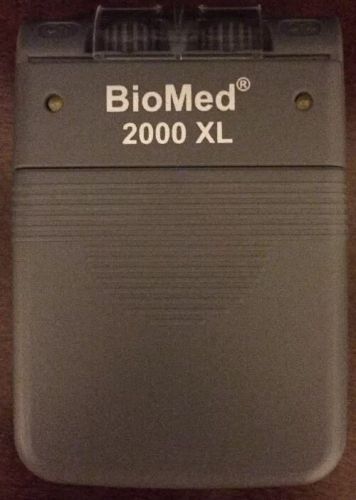 BioMedical 2000 XL TENS Machine Pre-Wired Electrodes, Case, &amp; Instructions-NEW