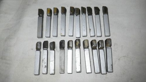 40 Lathe Tool Bits AL-5, AR-5 Grades C2 and C6 ,American Carbide ,New Old Stock
