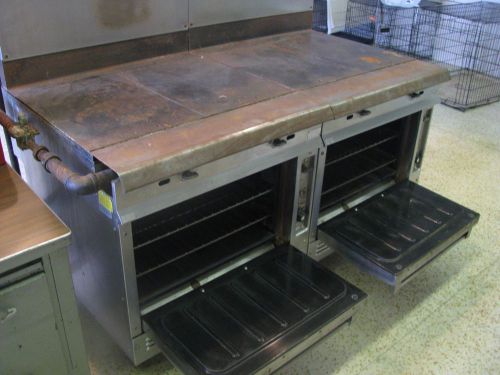 Vulcan hotel and restaurant griddle top range with fire suppressment hood for sale