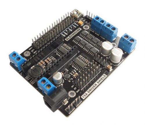 16a arduino nano dual-channel motor and servo driver shield -arduino compatible for sale