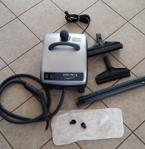 Euro-pro x sc 410 professional steamer with attachments steam cleaner shark for sale