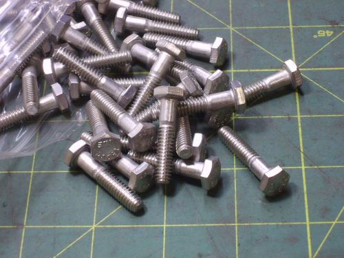 HEX HEAD CAP SCREWS 1/4-20 X 1 1/4 STAINLESS STEEP F593C THE QTY64 #51850