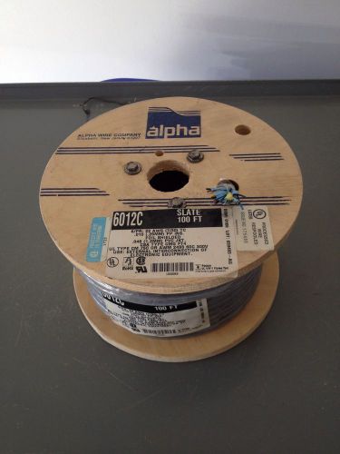 Alpha Wire 6012C 100FT  22 AWG Interconnection Wire Multi Strand NEW