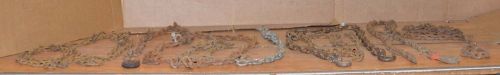 45 lbs logging rigging chain truck tractor vintage log lifting cinch tool lot