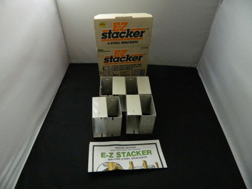 EZ Stacker SET OF 4 BRACKETS NEW FOR WOOD CRIB OR WHATEVER