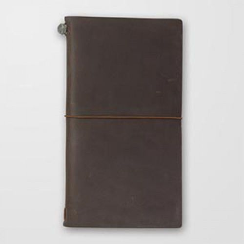 Midori Leather Traveler&#039;s notebook brown from japan New