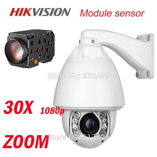 1080p 2.0mp hikvision auto tracking ptz camera 30x zoom security cctv ip camera for sale