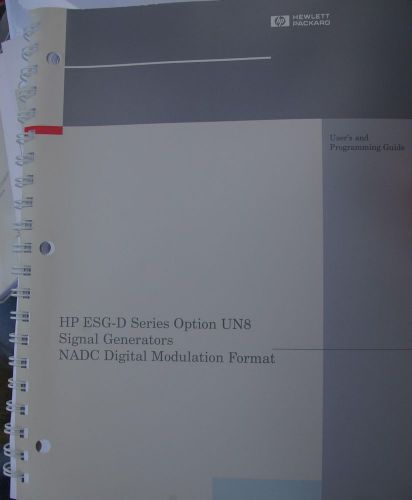 HP ESC &amp;HP ESG-D SERIES OPTION UN8 SIGNAL GENERATOR NADC...
