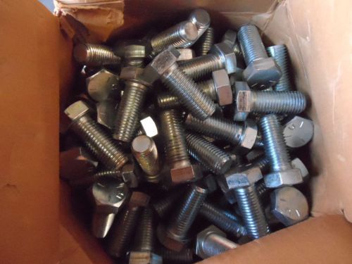 Grade 5 hex bolt 1-8 x 2-1/2 qty 80 for sale