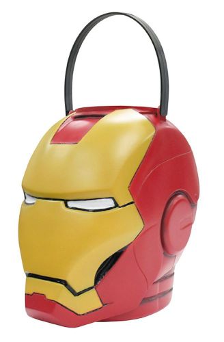 Iron man pail cistern party halloween marvel comic season gift collections decor for sale