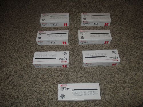 LOT OF 7 RICOH PPC REFILL STAPLE TYPE K #502R-AM