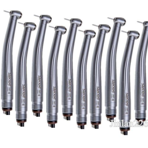 10 x nsk style dental high speed handpiece push button 4 hole for sale