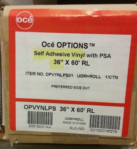 OCE 36&#039; x 60&#039; Self Adhesive Vinyl Plotter Roll