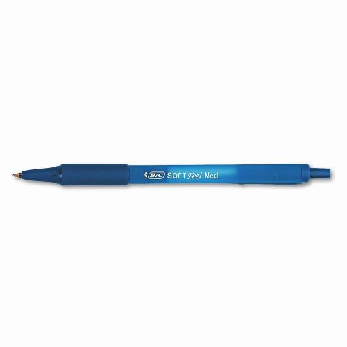 Bic Corporation Medium Soft Feel Ballpoint Retractable Pen, 12/Pack