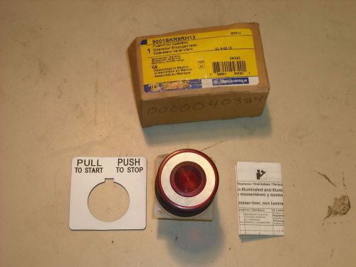 Schneider electric / square d push/pull emergency stop (9001skr9rh13) for sale