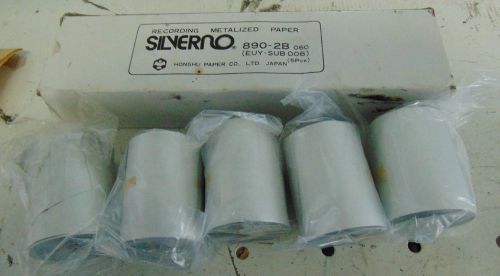 4 Rolls Silverno Recording Metallized Paper  890-2B