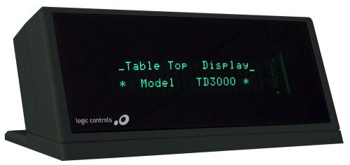 Logic Controls TD3000 Series 2 x 20 Tabletop Display - black TD3000 NEW!!