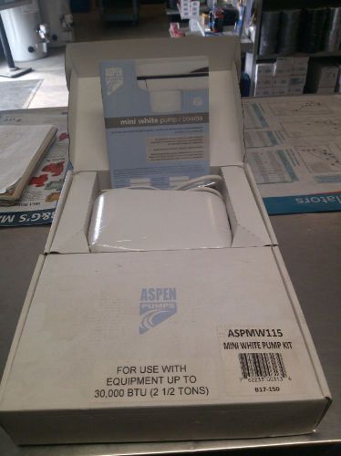 Aspen mini white condensate pump kit  aspmw115 fp1124 for sale