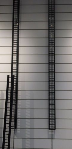Black Ladder Wall Post Store Fixture