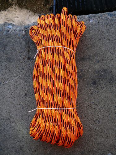 Yale xtc-24 strand arborist rope, tree line, climbing line 7/16&#034; x 72&#039; orange for sale