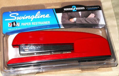Swingline Limited Edition Series 747 Red Stapler Office Space New Free Shipping