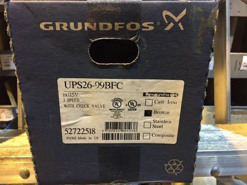 Grundfos Water Circulator UPS26-99BFC
