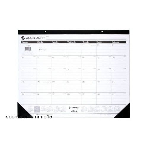 Monthly Desk And Wall Planning Calendar Pad 2015 Track Appointments Due Dates