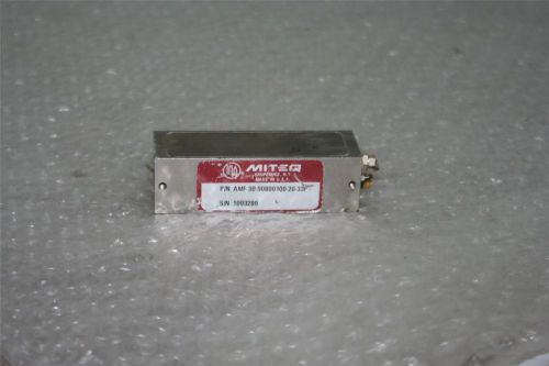MITEQ AMF-3B-00800100-20-33P AMPLIFIER SN - 1003289