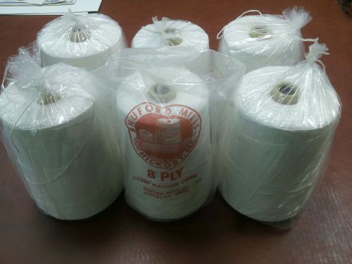 Automatic machine tying twine string half case Shuford Mills 8 ply