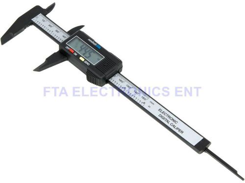 6&#034; inch 150mm carbon fiber composite vernier digital electronic caliper ruler for sale