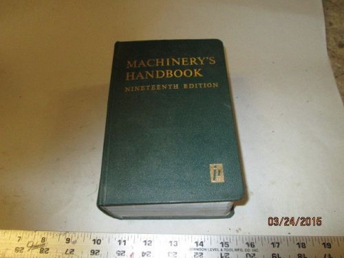 MACHINIST LATHE MILL Tool Makers Machinist Hand Book c