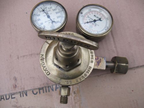 Alexander milburn oxygen regulator &amp; guages vintage heavy duty for sale