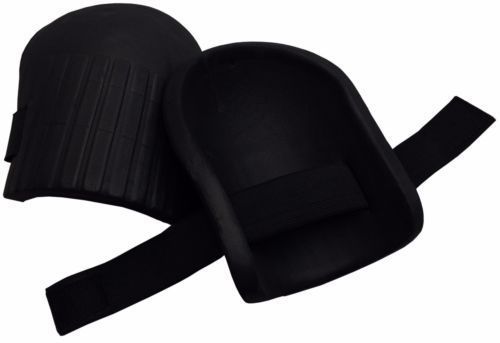 Durable soft foam kneepads  black with loop closure for gardening, construction for sale