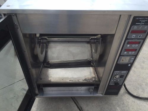 Henny penny scr-6 rotisserie oven - great condition ready to cook chicken for sale