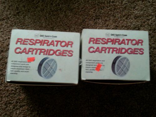 Two boxes of six (6) SAS Respirator Catridges