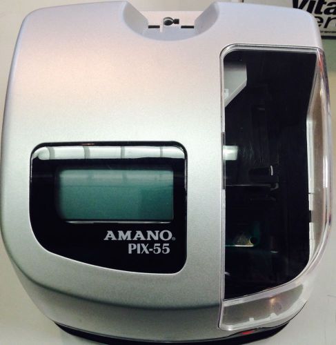 Amano Pix-55 time card puch with access key and card