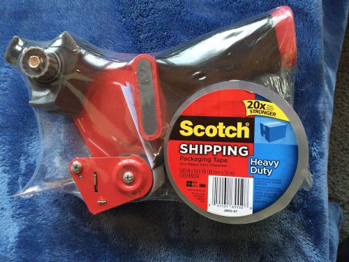 SCOTCH-HEAVY DUTY PACKING TAPE DISPENSER 3850 with FREE ROLL PACKING TAPE-NEW