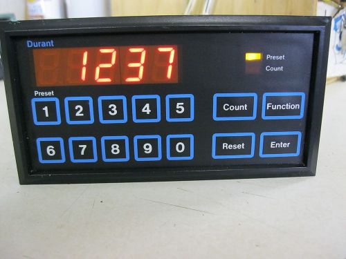 EATON DURANT Count Control Unit 58820-400 5882-0 5-digit single preset counter