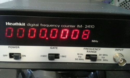 Heathkit digital frequency counter IM-2410