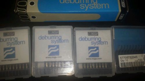 NOGA DEBURRING TOOL AND 40 EXTRA DEBURRING BLADES