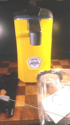 Heinz Keystone Dispenser Yellow Mustard 8694 Table Top Condiment Pump