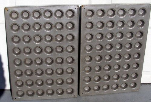 * EKCO - COMMERCIAL - TWO (2) Muffin BAKING PANS - 108 muffins at once  **