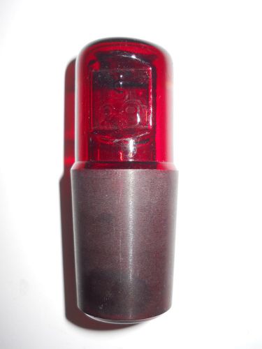 Low Actinic Hollow Red Glass 29/35 Standard Joint &amp; #29 Bottle Stopper