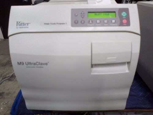 Midmark Ritter M9 Sterilizer Autoclave, Trays - 674 Cycles