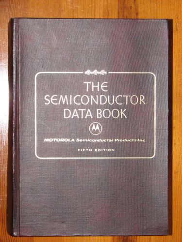 Motorola Semiconductor Data Book 5th Ed 1970 in Great Condition