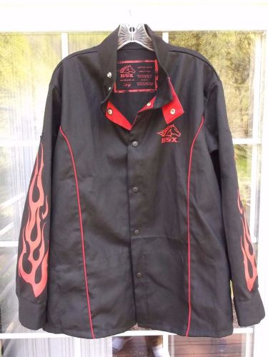Bsx welders jacket and sellstrom z87 goggles, nwot,  light welding, size large for sale
