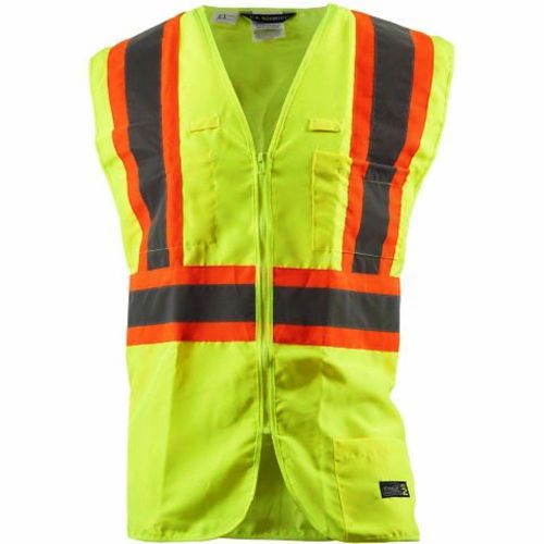C.e. schmidt class 2 hi-visibility multi-color safety vest m/l for sale
