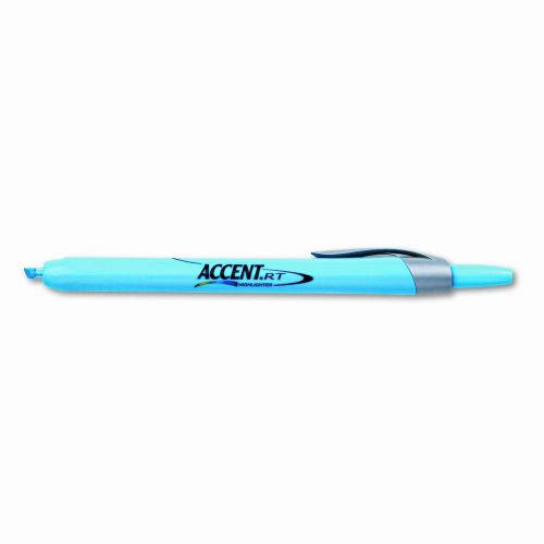 Accent Retractable Highlighters, Chisel Tip, 12/ Pack