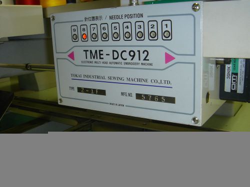 Tajima embroidery machine 12 head 9 needle 9 color for sale