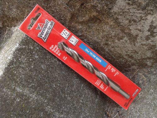 New Vermont American 10488 1/2&#034; HSS Drill Bit 3/8&#034; Lithium Ion Cordless Corded